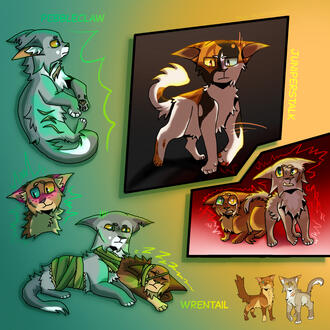 Pebbleclaw and Wrentail Pebbleclaw and Wrentail
