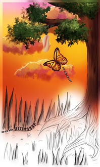 Sketched Butterfly Sketched Butterfly